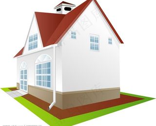 矢量欧式房子图片