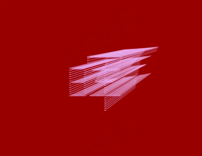鼠标跟踪射线文字flash动画