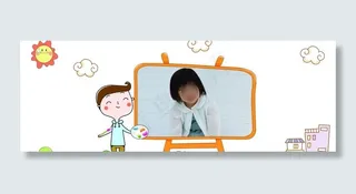 儿童摄影模板图片