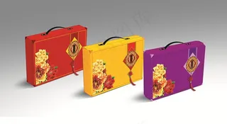 中秋包装设计（展开图）图片