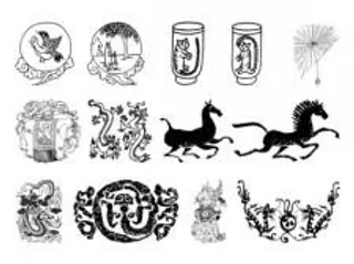 中国古典矢量14号