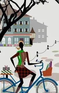 时尚人物剪影MM矢量图27