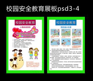 校园安全教育海报挂图