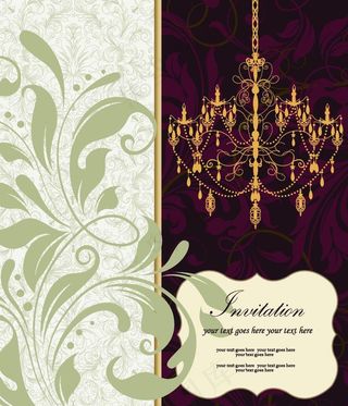 欧式花纹背景图片