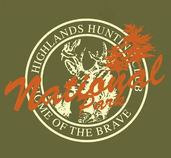 印花矢量图 树 英文 竹青色 牙色...