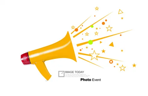 黄色小喇叭创意