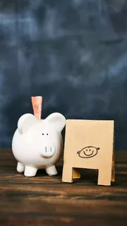 小猪存钱罐高清摄影图片