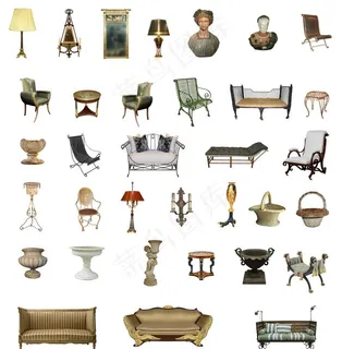 欧式室内家具图片