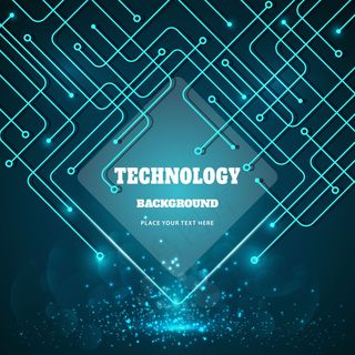 蓝色科技带感背景