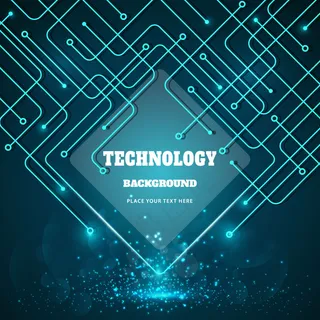 蓝色科技带感背景