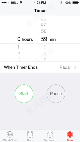ios7默认app界面合集设计