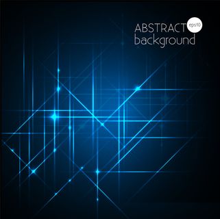 光效线条信息科技矢量背景素材