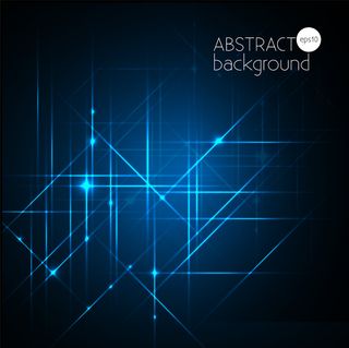 光效线条信息科技矢量背景素材