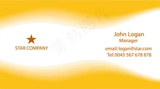 个性时尚简洁名片