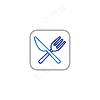 板用刀叉交叉图标板用刀叉交叉图标