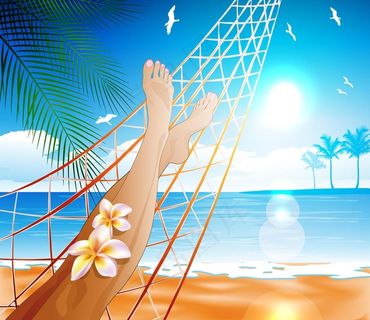 夏日旅游背景图片