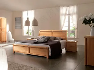 实木床图片素材 实木床模板下载