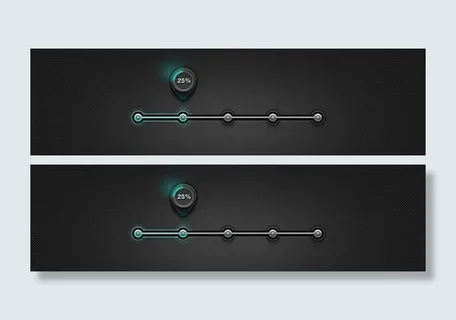 精致的进度条psd分层