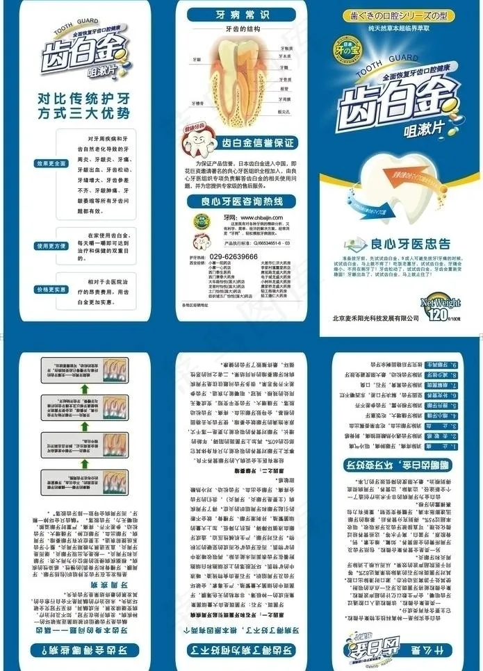 齒白金图片cdr矢量模版下载
