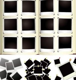 矢量宝丽来相册 矢量宝丽来相册