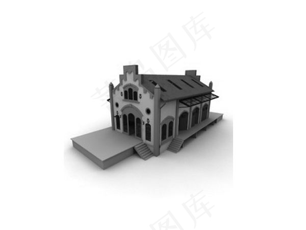 欧式建筑模型