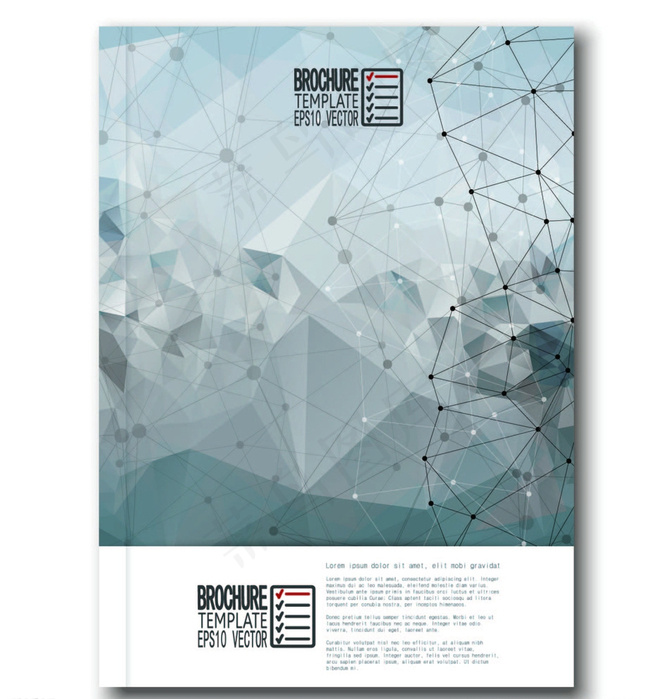 精美画册封面矢量图图片