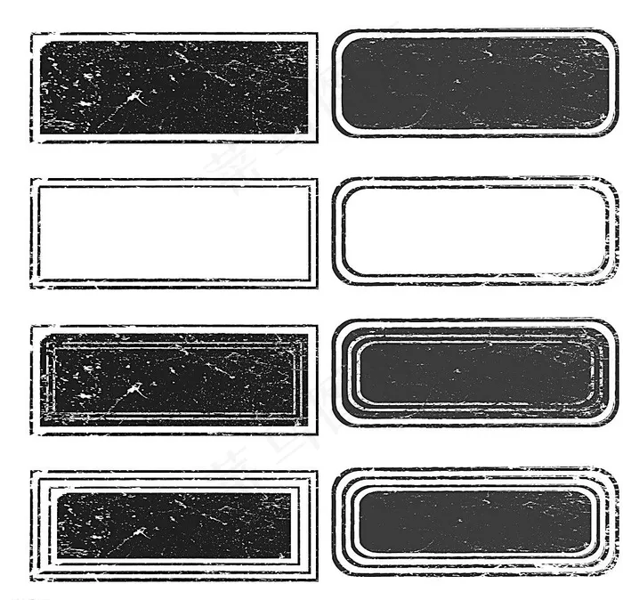 水墨印章图片eps,ai矢量模版下载
