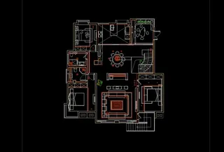 全套平面图设计施工图素材下载