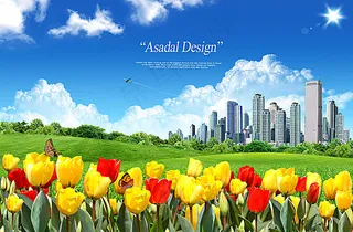 绿色环保宣传背景