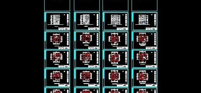 某小区几套别墅方案 某小区几套别墅方案