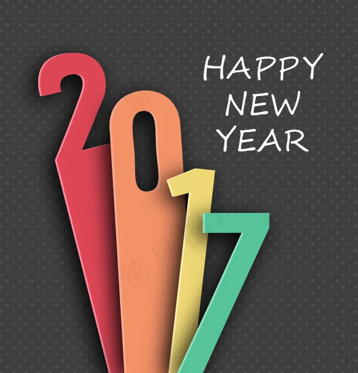 2017卡通艺术字体剪影素材图形eps,ai矢量模版下载