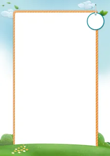 可爱绿色卡通学生作文集校刊诗集背景...