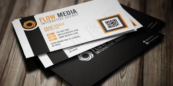 商业名片(1050X600(DPI:300))psd模版下载