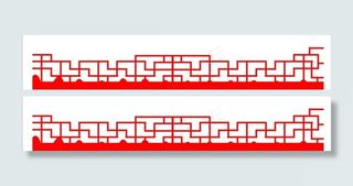 春节古典窗格图片