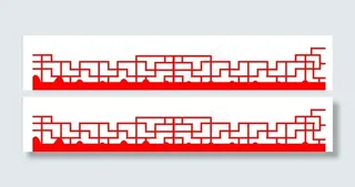 春节古典窗格图片