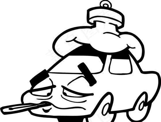 汽车拟人 卡通汽车 矢量素材 EP...eps,ai矢量模版下载