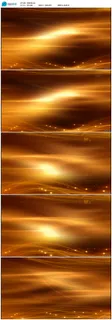 翻滚的金色线条视频素材 翻滚的金色线条视频素材