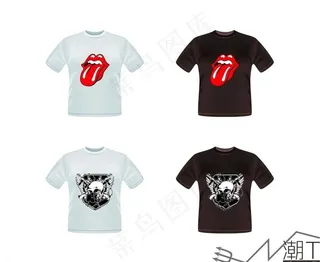 潮流t恤图片