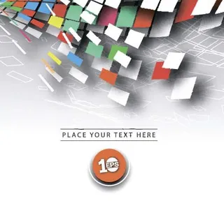 时尚几何背景矢量素材