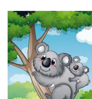 可爱卡通背景矢量素材2