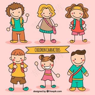 粗略的儿童形象包装