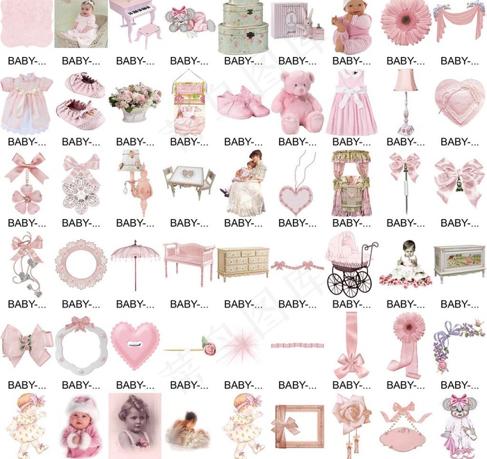 可爱女童相关素材图片