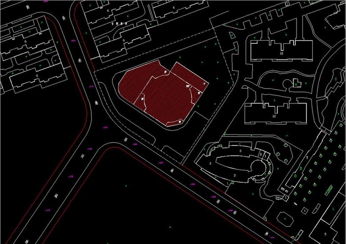 新港大厦 建设工程平面示意图