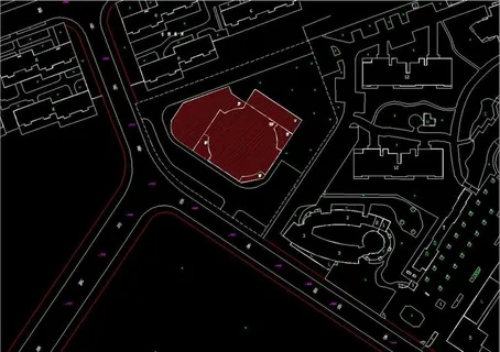 新港大厦 建设工程平面示意图 新港大厦 建设工程平面示意图