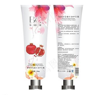 红石榴水润护手霜瓶子图片