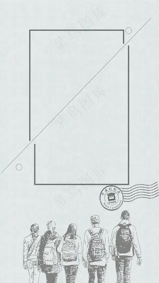 毕业时的我毕业季宣传背景