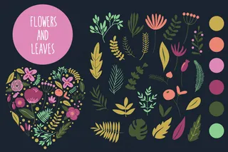 手绘鲜花花朵水彩画鲜花花卡