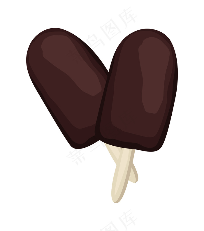 巧克力冰淇淋对的
