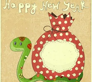 2013蛇年字体设计矢量素材