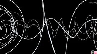 白色曲线线条高清视频素材下载